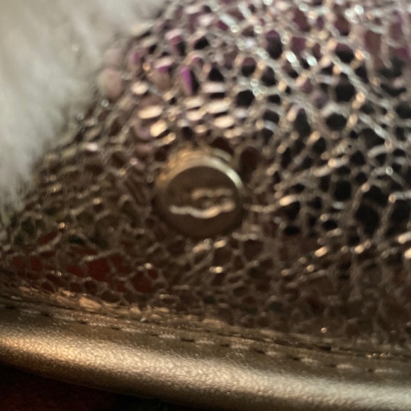 Worn 2x UGG Women’s SCUFFETTE II sz 10 METALLIC SILVER Gorgeous! - Picture 12 of 12